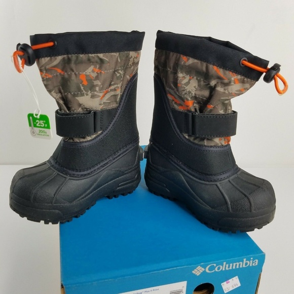 Columbia Childrens Powderbug Plus II, Camo Print 9 - Picture 8 of 8
